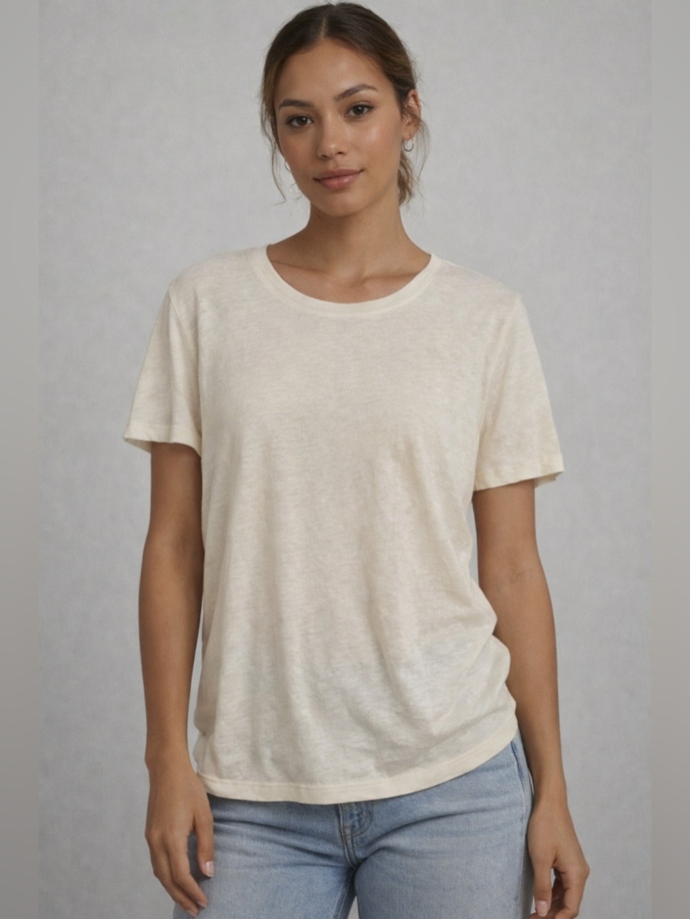 Large Linen Hudson North Tee